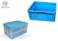 50 litrów składane plastikowe plastikowe pudełko składane z 4 uchwytami 600 * 400 * 280