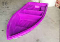 Lekka 4-osobowa łódź wiosłowa z tworzywa sztucznego do wędkowania / wiosłowania Formowana na okrągło A3M