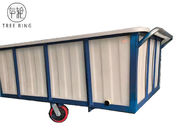 1100 kg Komercyjne Poly Box Truck, przenośne plastikowe pudełko Truck Cart With Wheels