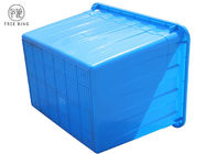 W 400L Kolorowe plastikowe pudełka do przechowywania tkanin w fabryce