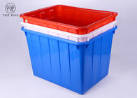 W 400L Kolorowe plastikowe pudełka do przechowywania tkanin w fabryce