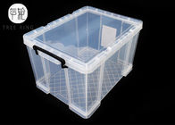 Pojemniki plastikowe do przechowywania w stosie, plastikowe pudełko na skrzynki o pojemności 60 litrów