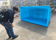 Polietylenowe lniane przemysłowe plastikowe wózki do prania Kosz na kółkach 2100 * 1080 * H880 Mm K1300L