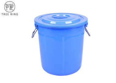 Małe okrągłe wiadro na śmieci z pokrywką Heavy Duty klasy spożywczej B50L
