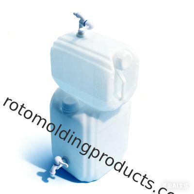 Formowany uchwyt 15-litrowy plastikowy kanister na wodę ułatwiający przenoszenie i trwałe przechowywanie