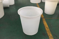 Cylindryczny polietylenowy pojemnik na żywność z otwartymi górnymi plastikowymi pojemnikami z pokrywą do przechowywania i mieszania piwa