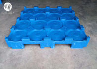 Jednopłaszczyznowe 16 butelek Poli palet sztaplowanych Balans 5 galonów butelek wody dla supermarketów