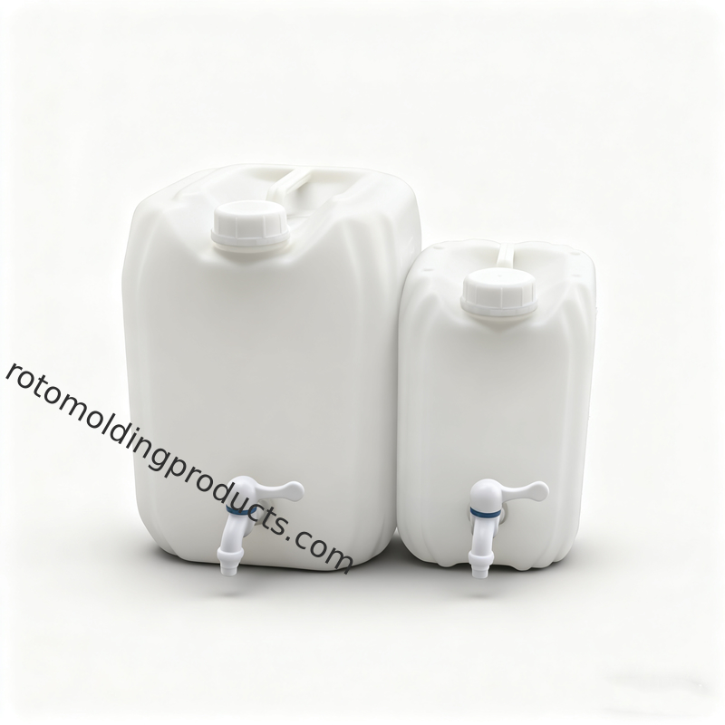 Szczelny 10-litrowy plastikowy kanister z kranem, możliwość układania w stos i odporność chemiczna dla wszechstronnych rozwiązań do przechowywania