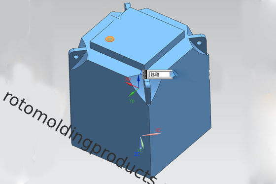 Zastosowane Rotomolding PE Wodopołne bloki balastu bez stabilizacji dla utrzymania tymczasowego ogrodzenia bezpieczne